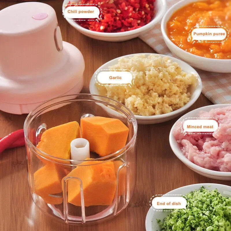 100ML Electric Mini Food Grinder & Chopper โ Random Color