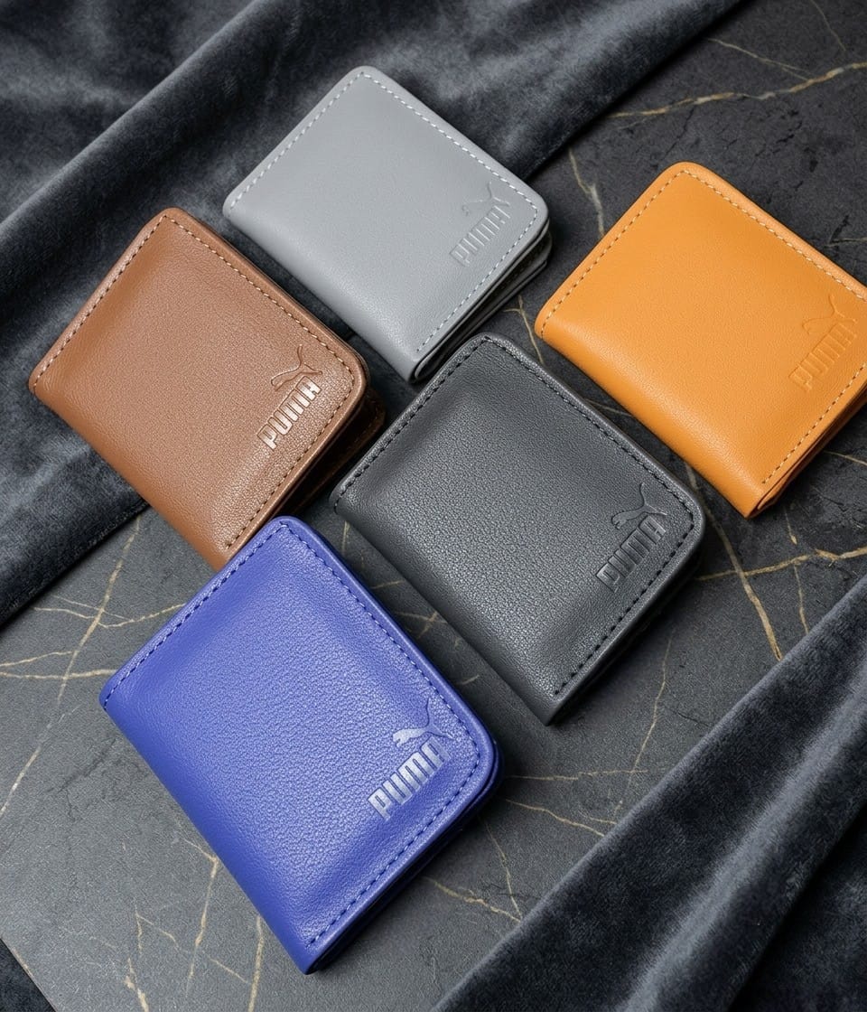 Fashion Slim PU Wallet Card Holder for Men & Women