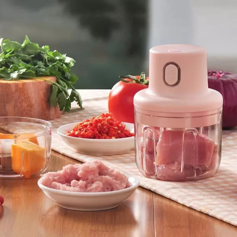 100ML Electric Mini Food Grinder & Chopper – Random Color