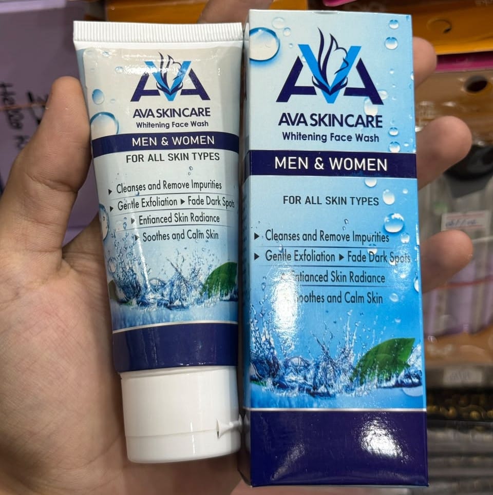 AVA Skin Care Whitening Face Wash - Gentle Facial Cleanser
